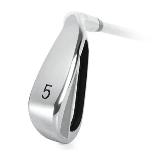 Acer XV HT iron clubhead viewed from the sole, showing the chrome sole and a number 5 stamped near the toe