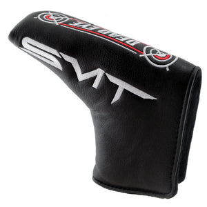 Included black SMT Dead Eye blade putter headcover with red and white logo