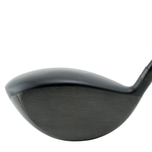 DTG Felon non-conforming driver head, face view, showing the face with horizontal scoring lines.