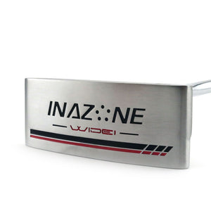 Inazone Wide 1 wide blade putter sole in gray with Inazone branding