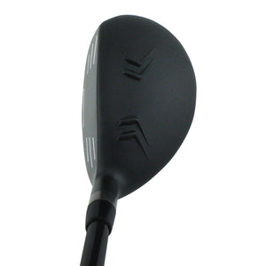 Z Force Z-55 hybrid crown viewed from above, a dark grey teardrop shape with a small alignment mark