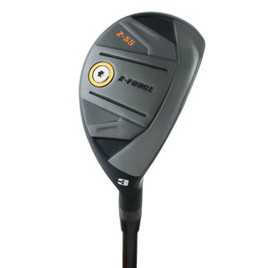 Z Force Z-55 hybrid sole in grey and black with Z Force branding and a gold weight port