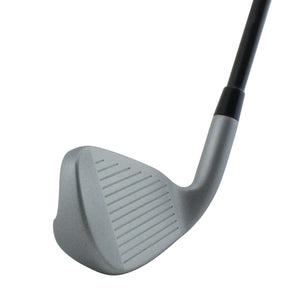 Z Force Z-55 iron clubhead viewed down the toe, showing the grey sole profile and topline