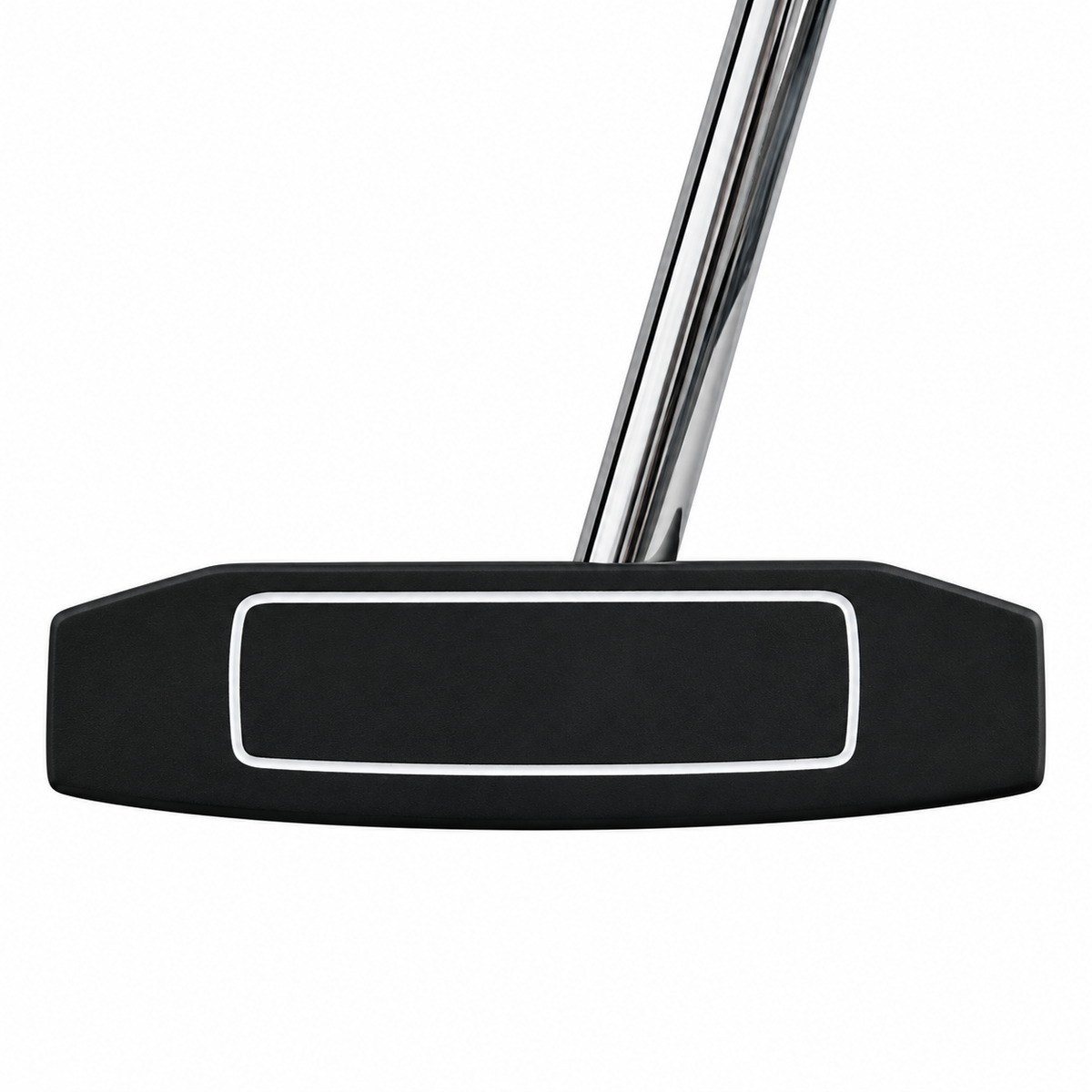 Integra center shaft dual fang putter face with CNC milled striking surface