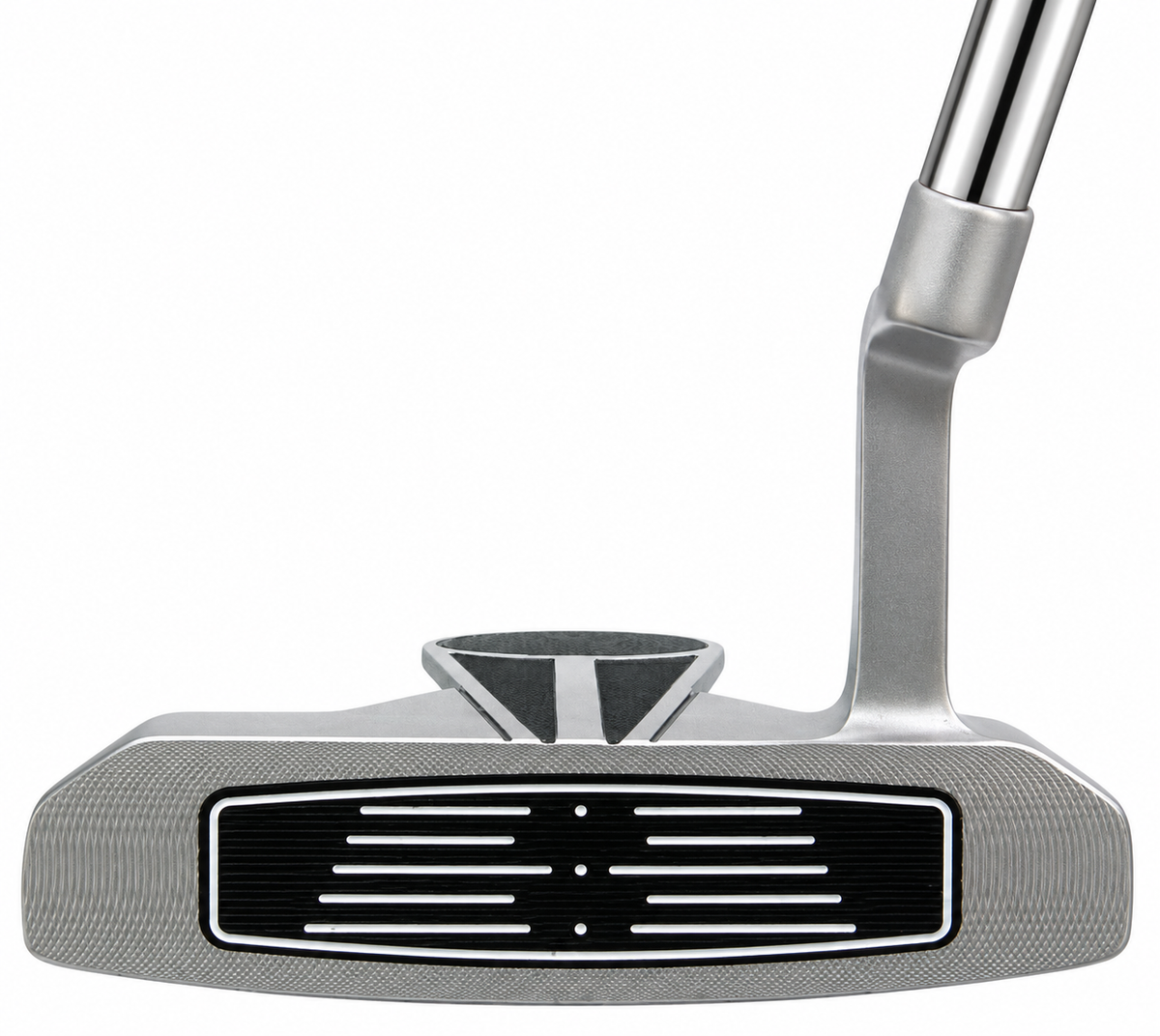 Integra SoooLong Blade putter face view with black grooved face insert