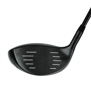 Acer XDS Draw anti-slice driver shown face-on, with a dark grooved hitting face and deep profile