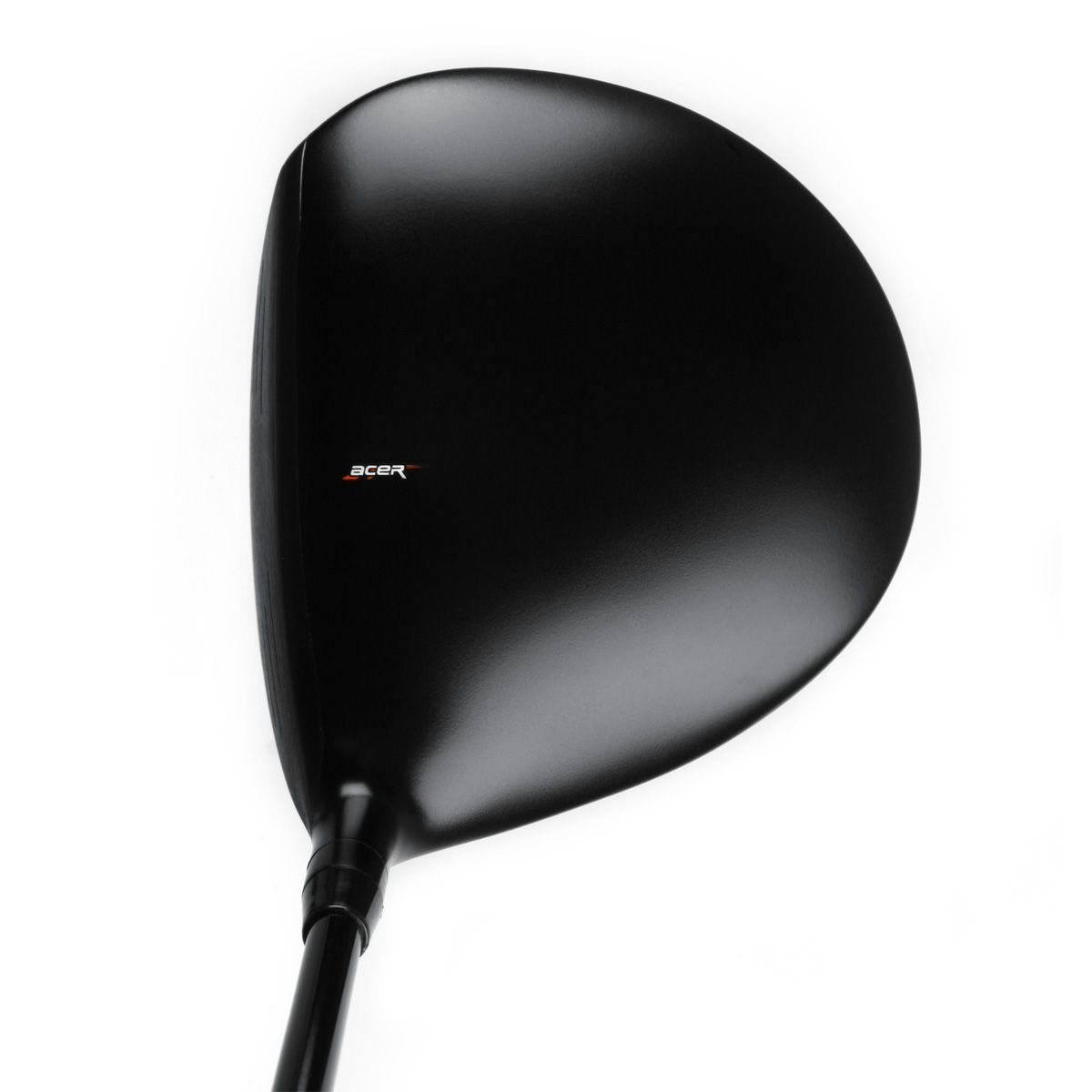 Acer XV Ultimate Thriver crown viewed from above at address, a matte black head with small branding