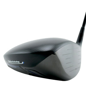 DTG Felon non-conforming driver head, toe view, showing the deep profile from the toe side.