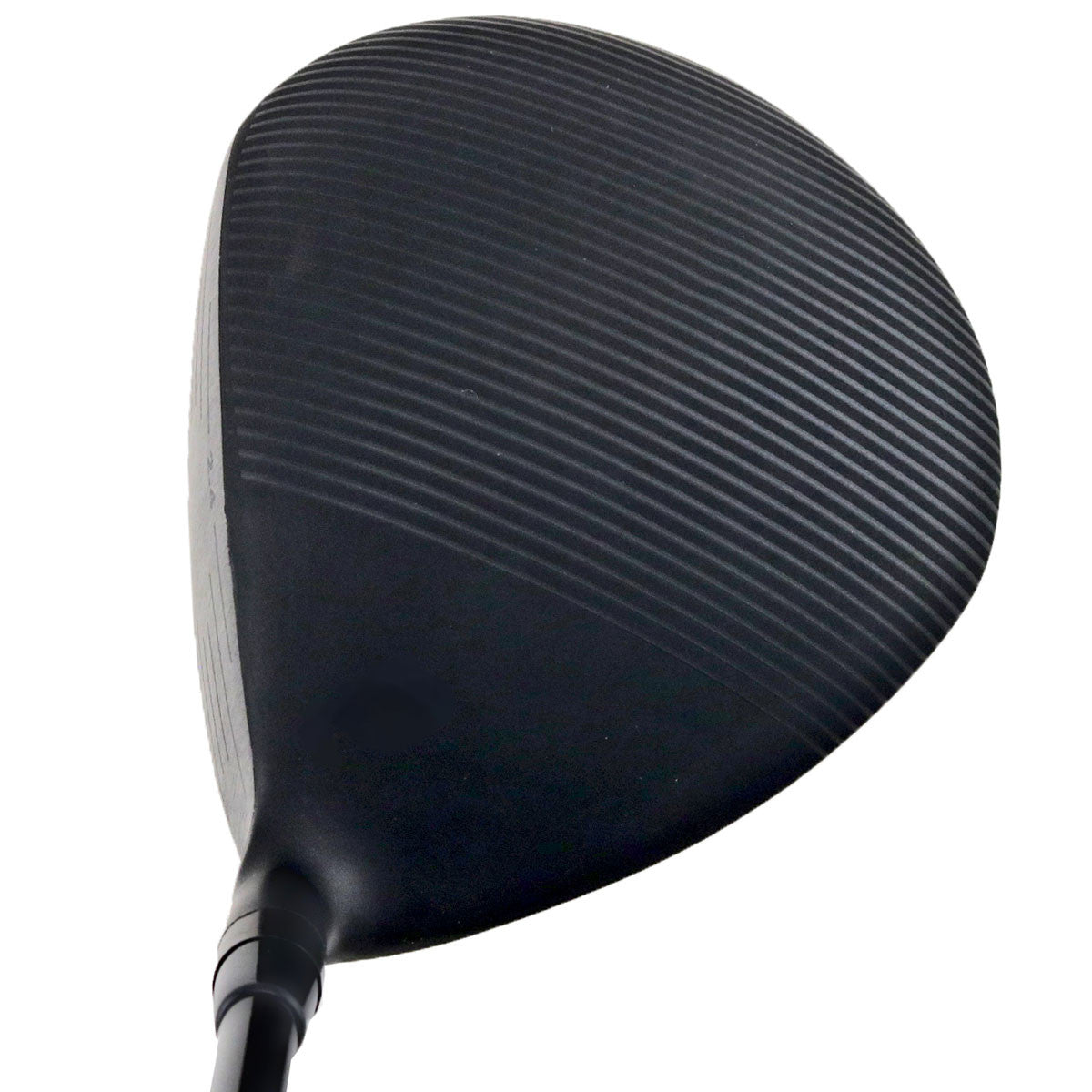 DTG Felon Offset Anti-Slice non-conforming driver head, crown view, showing the dark navy crown with a fine woven texture.