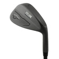 DTG Felon Rip Groove 2.0 wedge head in black finish, back view, showing the blade back with the Felon badge.