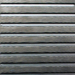 Close-up macro of the DTG Felon Rip Groove 2.0 wedge face, showing the sharp milled rip groove pattern across the striking surface.