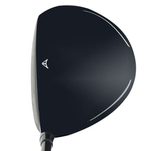 Grand Hawk XP-M driver head, crown view, showing the navy crown with the alignment mark behind the topline.