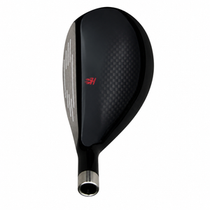 Heater B7 hybrid head, crown view, showing the matte black crown with a small red alignment mark behind the topline.