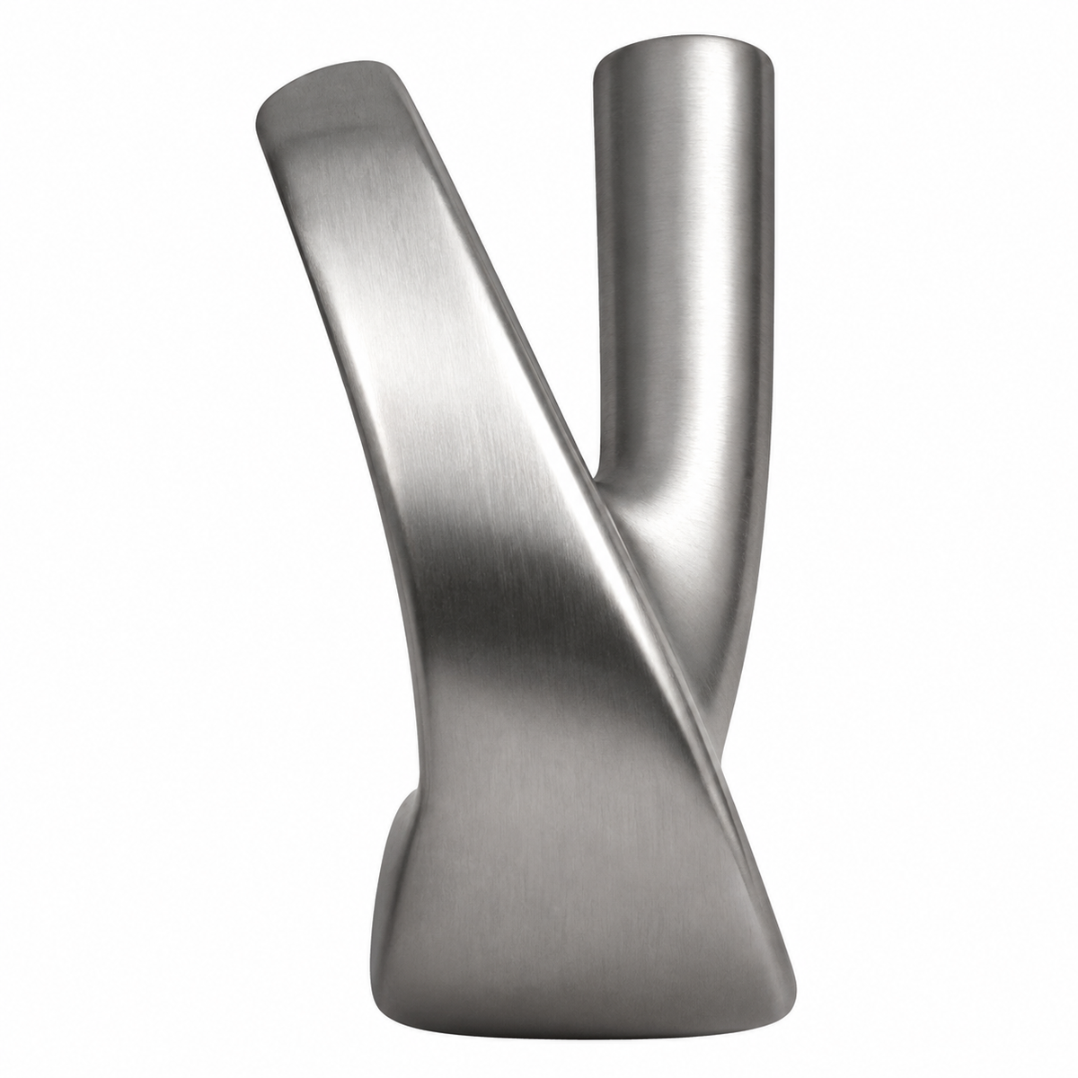 Heater B8 iron clubhead viewed down the toe, showing the satin sole profile and topline