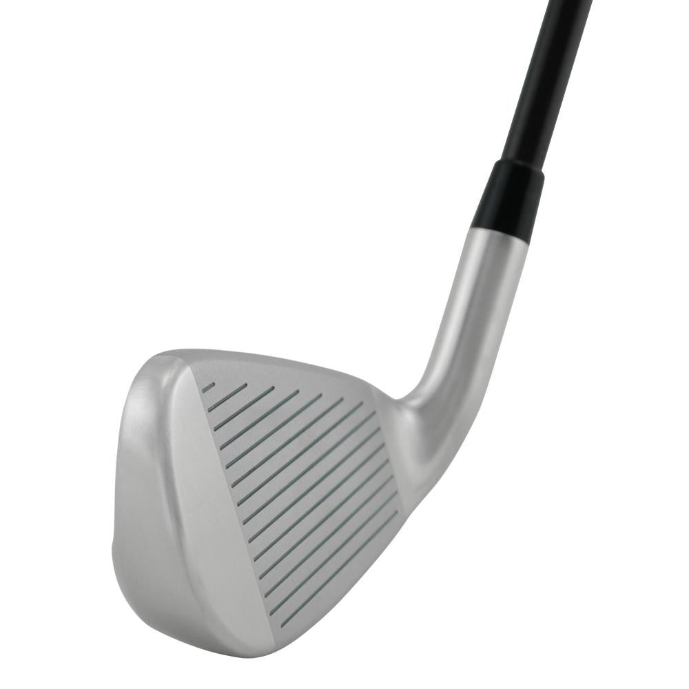 SMT 3391 iron clubhead viewed down the toe, showing the satin sole profile and topline
