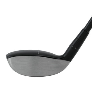 SMT 465H hybrid clubhead shown face-on, with a grooved silver hitting face and a dark crown