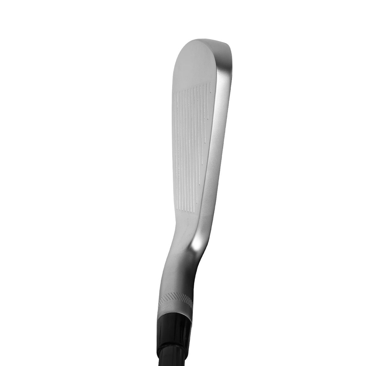 SMT 579 satin iron clubhead viewed from above at address, showing the satin topline