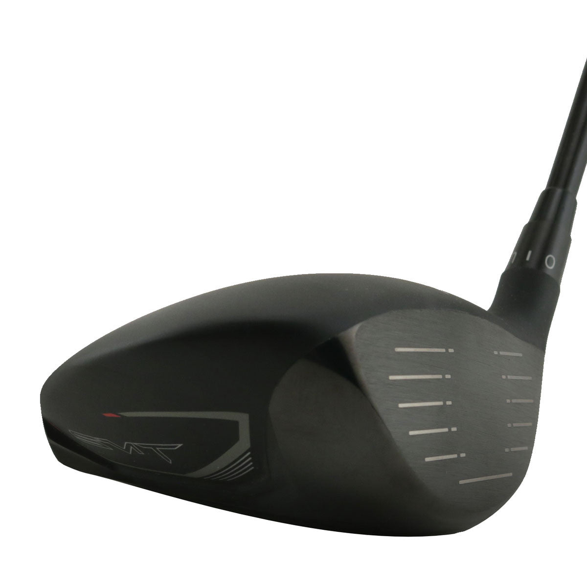 SMT mini driver head, toe view, showing the shallow profile from the toe side.
