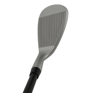 SMT Spectrum Tour CNC milled wedge head in satin finish, upright face view, showing the full CNC milled face from heel to toe.
