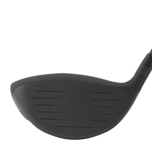SMT V3.5 driver head, face view, showing the titanium face with horizontal scoring lines.