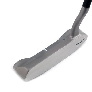 Elevated view of the SMT Dead Eye 1 stainless blade head showing the top line and alignment mark