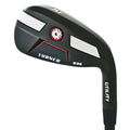 Turner 239 utility iron head, back view, showing the hollow-body back with the Turner 239 badge and red accent.