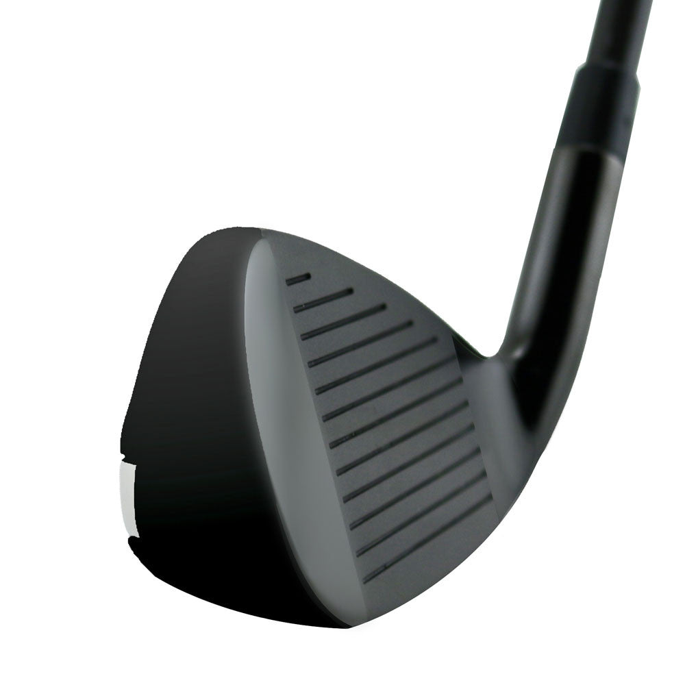 Turner 239 utility iron head, toe view, showing the wide hollow-body profile from the toe side.