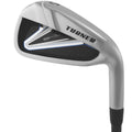 Turner S-1 iron clubhead viewed from behind, with a satin cavity back carrying a black insert and Turner branding