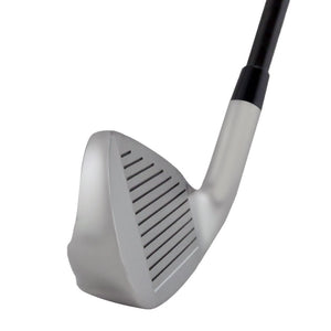 Turner S-1 iron clubhead viewed down the toe, showing the satin sole profile and topline