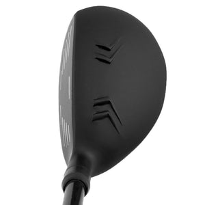 Z Force Z-65 hybrid head, crown view, showing the black crown with chevron alignment marks behind the topline.